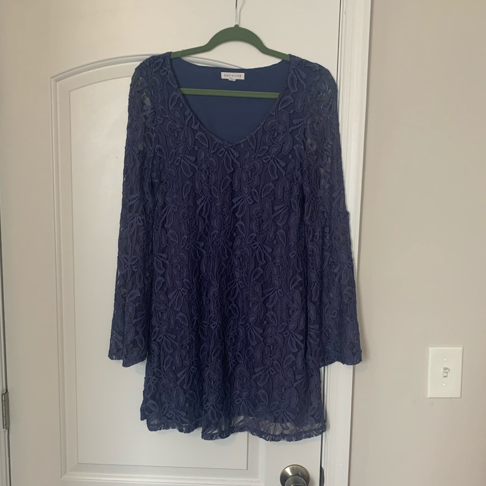 Beautiful blue lace dress